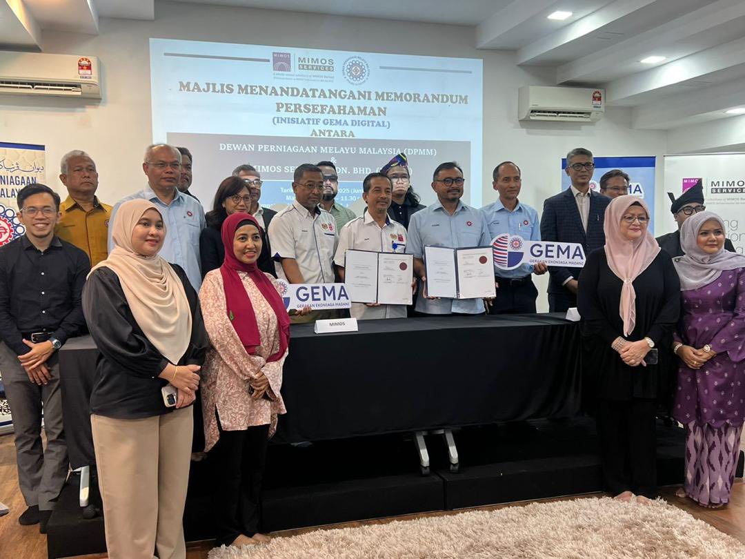 DPMM & MIMOS Services Sdn. Bhd telah memeterai Memorandum Persefahaman (MoU) salah satu langkah penting ke arah memperkasa ekonomi Bumiputera dalam era digital.