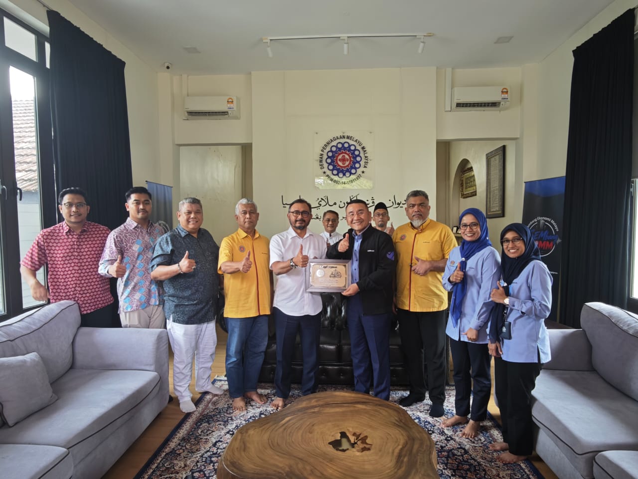 KUNJUNGAN HORMAT DAN TAKLIMAT KHAS PERKESO BERSAMA DPMM