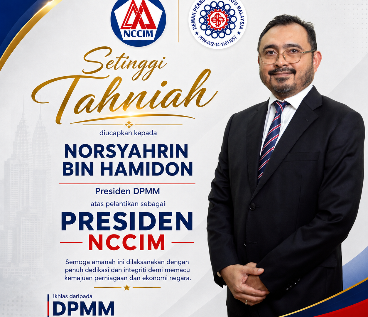 Tahniah Kepimpinan Baharu NCCIM 2026–2028