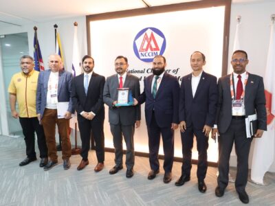 KUNJUNGAN HORMAT MALAYSIA-QATAR BUSINESS COUNCIL KE NCCI