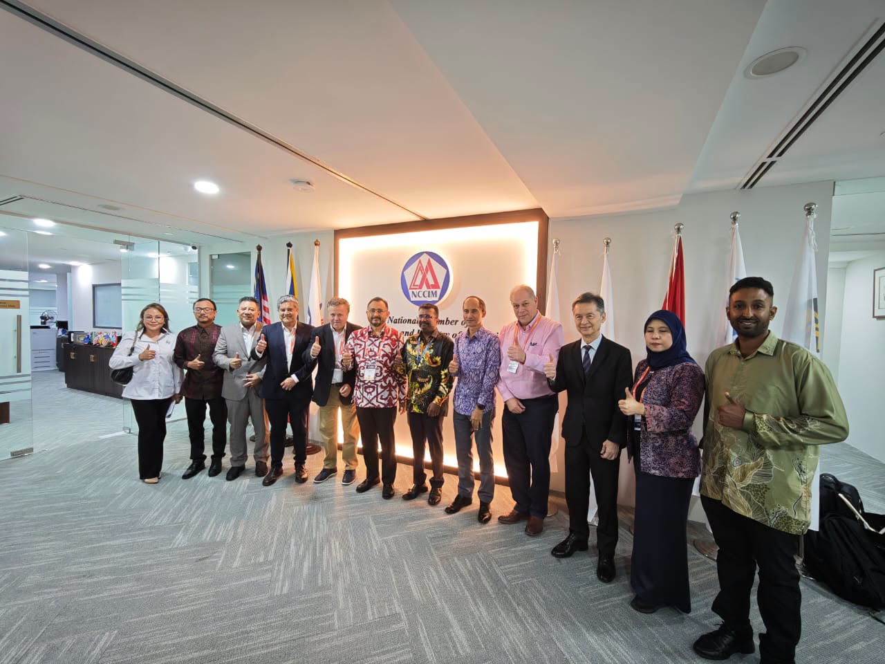 KUNJUNGAN HORMAT DELEGASI CHILE KE NCCIM